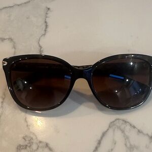 Coach Black Frame with Brown Lenses Sunglasses